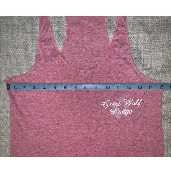 Coconut Creek GREAT WOLF LODGE Racerback Tank Heather Pink Top Women’s Small - Picture 4 of 9